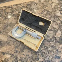 MITUTOYO BALL ANVIL OUTSIDE MICROMETER 0-1