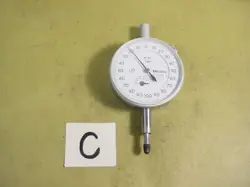 MEASURING SCALE 0.001MM MITUTOYO DIAL GAUGE USED ITEM C