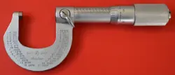 MITUTOYO OUTSIDE MICROMETER 0-1