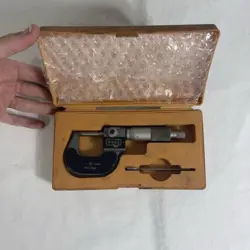 MITUTOYO 193-101 DIGIT OUTSIDE MICROMETER RATCHET STOP 0 TO 25MM RANGE 0.01MM