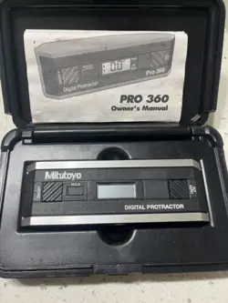 MITUTOYO 950-317 PRO 360 DIGITAL PROTRACTOR, 360°