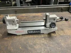 MITUTOYO 967-203-10  PRECISION BENCH CENTER, SMALL 12” BASE 2” ON CENTER