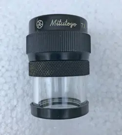 MITUTOYO 7X POCKET COMPARATOR WITH # 5 RETICLE INSTALLED -VINTAGE ITEM