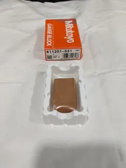 MITUTOYO RECTANGLE STEEL GAGE BLOCK: 1
