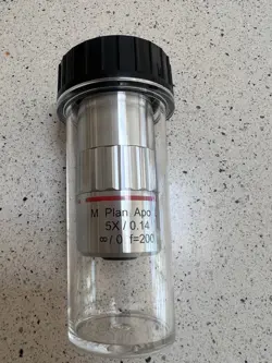 MITUTOYO COMPATIBLE WITH FS60 FS70 M PLAN APO 5X 0.14 MICROSCOPE OBJECTIVE LENS