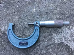 MITUTOYO NO. 103-178 1-2'' OUTSIDE MICROMETER 0.001'' RATCHETING LOCK