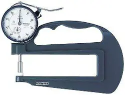 MITUTOYO 7321 SERIES 7 DEEP THROAT FLAT ANVIL DIAL THICKNESS GAUGE, METRIC, 0