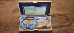MITUTOYO 112-357 POINT MICROMETER, 0 TO 25MM, 60 DEG