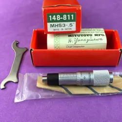 NEW MITUTOYO  148-811  MICROMETER HEAD  0-.5