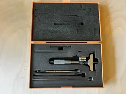 MITUTOYO 229-127 DEPTH MICROMETER, MARKED 2.5-4