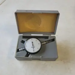 VINTAGE MITUTOYO NO. 2938 DIAL INDICATOR .0001  W/ORIG CASE MACHINIST TOOL JAPAN