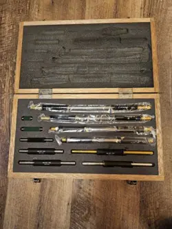 MITUTOYO MICROMETER STANDARDS 11 RODS 1-11