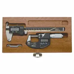 MITUTOYO 64PKA077B 2 PC DIGIMATIC CALIPER/MICROMETER TOOL SET