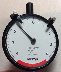 MITUTOYO 2910-72 DIAL INDICATOR 0-.008