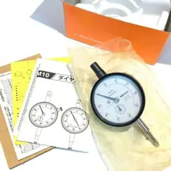 MITUTOYO DIAL INDICATOR STANDARD DIAL GAUGE 2046A GRADUATION 0.01MM JAPAN