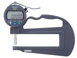 MITUTOYO 547-320S SERIES 547 DIGITAL FLAT ANVIL THICKNESS GAUGE, 0 TO 0.4