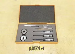 8382A24 MITUTOYO HALL TEST 368-901 F6-12 SET INNER MICROMETER DIAMETER MEASUREME