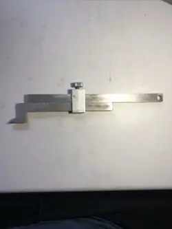 MITUTOYO HEIGHT GAGE CLAMP WITH 6” CARBIDE SCRIBE AND 8” EXTENSION BAR