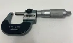 VINTAGE MITUTOYO 0-1”  DIGITAL MICROMETER  NO. 193-211