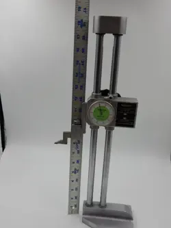 MITUTOYO 192-116 0.001-12” ANALOG DUAL BEAM HEIGHT GAUGE WITH CLAMP