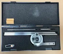 MITUTOYO ANGLE GAUGE UNIVERSAL BEVEL PROTRACTOR JAPAN