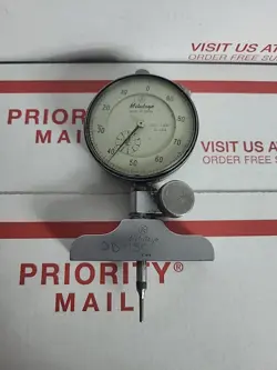 MITUTOYO 2904 DIAL INDICATOR DEPTH GAGE, UNTESTED