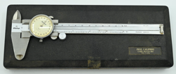 MITUTOYO DIAL STAINLESS STEEL CALIPER .001