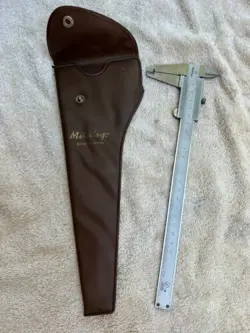 MITUTOYO JAPAN STAINLESS HARDENED 20CM CALIPER WITH POUCH