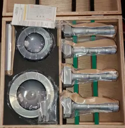 NEW MITUTOYO HOLTEST HOLE BORE GAGE GAUGE SET 2.0”-4.0” 0.0002