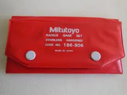 MITUTOYO 186-906,RADIUS GAGE SET .010 TO .500