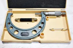 MITUTOYO OUTSIDE MICROMETER OM-100(103-140) 75-100MM 0.01MM MADE IN JAPAN