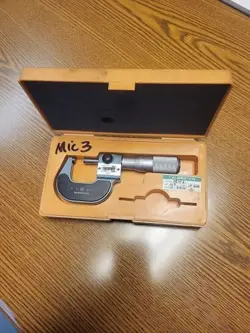 MITUTOYO 193-201MECHANICAL DIGIT OUTSIDE MICROMETER 0 TO 1