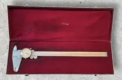 MITUTOYO 505-628 12” CALIPER TOOL DIE CASE MECHANICAL USED