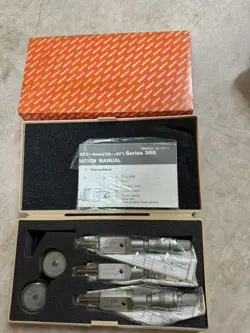 MITUTOYO HOLE TEST 3-6MM 3-PIECE SET , 368-907 E-SET / 3-6 EX UNUSED