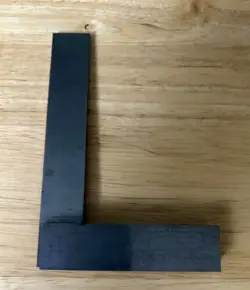 MITUTOYO PRECISION SQUARE, 4” BASE, 6” BLADE