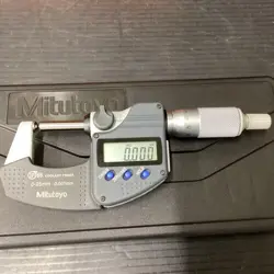 MITUTOYO BMD-25MX DIGITAL SPHERICAL MICROMETER 0-25MM IP65 / 395-271-30 USED