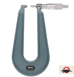 MITUTOYO 118-102 SHEET METAL MICROMETER  RATCHET STOP  0-25MM RANGE  0.0