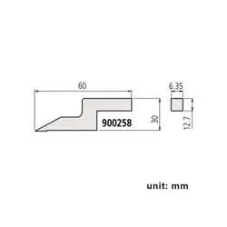 CARBIDE SCRIBER FOR MITUTOYO 900258 HEIGHT GAGES CARBIDE-TIPPED 6.35*12.7MM