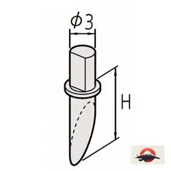 MITUTOYO SINGLE-SIDED STYLUS 354884 SPH-71