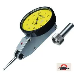 MITUTOYO 513-424-10H DIAL TI  STD 0.5 MM  3 μM ACCURACY  0.01 MM  YELLOW