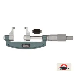 MITUTOYO 143-104 VERNIER CALIPER TYPE MICROMETER  RATCHET STOP  75-100MM