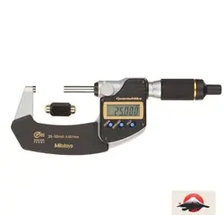 MITUTOYO 293-146 QUANTUMIKE COOLANT PROOF LCD MICROMETER  IP65  RATCHET