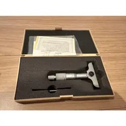 MITUTOYO SINGLE-UNIT DEPTH MICROMETER DMS60-25 0MM-25MM VG LIMITED FROM JAPAN