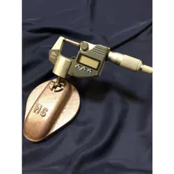 [SET] MITUTOYO DIGITAL MICROMETER AND HOLDER, 0-25MM VG COND LIMITED FROM JAPAN