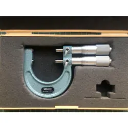 MITUTOYO MICROMETER 113-103 LMM-50 25-50MM WITH CASE EX COND LIMITED FROM JAPAN