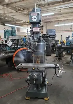 LAGUN VERTICAL MILL 3HP HEAD W/MITUTOYO DRO, PF, 8