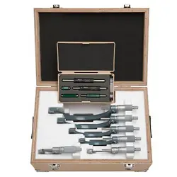 MEC MIC SET,  0-6 IN, .0001 IN