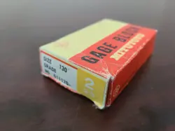 NEW SEALED MITUTOYO STEEL GAUGE BLOCK WITH PAPERWORK, 0.130