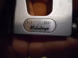 MITUTOYO NO. 117-107 MICROMETER - .0001