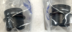 NEW MITUTOYO 378-858 EYEPIECES 20 X / 12 EXTRA WIDE FIELD - PAIR